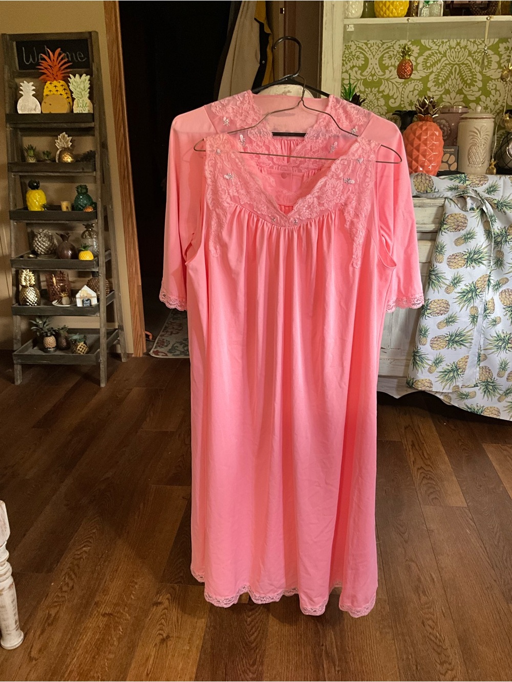 Shadowline gown & robe set